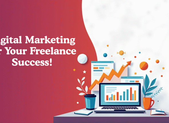 YouTube Thumbnail - Master Digital Marketing for Your Freelance Success!